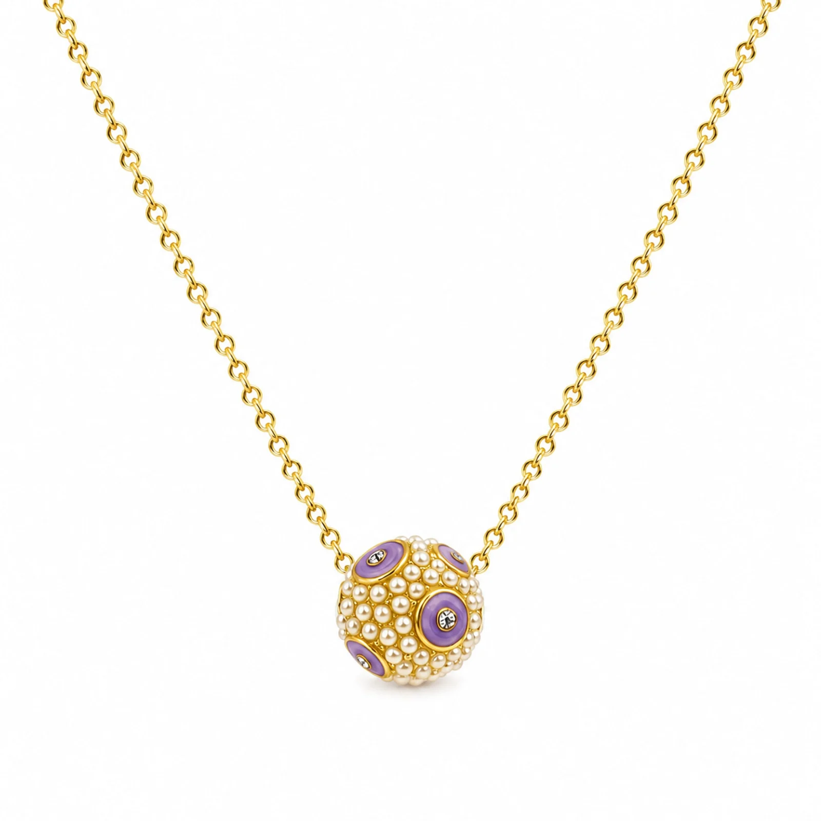 COLGANTE CHAPADO ORO 14K CON CIRCONITA