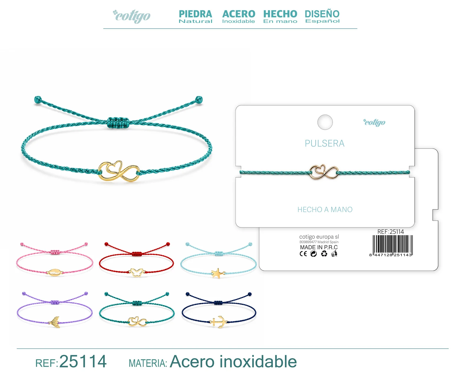 PULSERA HECHO A MANO