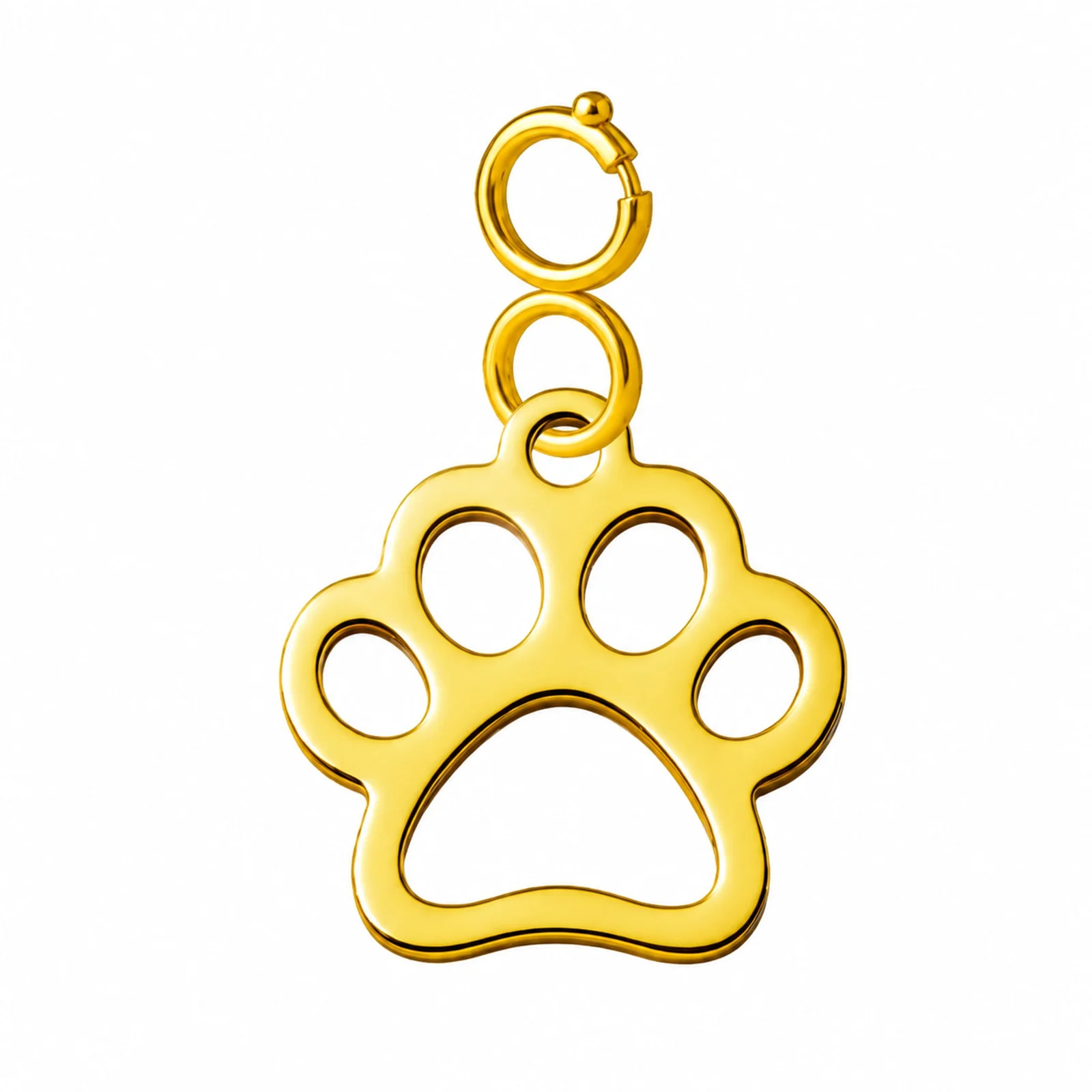 CHARM ACERO INOXIDABLE COLOR DORADO -CON CIERRE