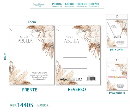 TARJETA FELICITACIÓN PARA ABUELA