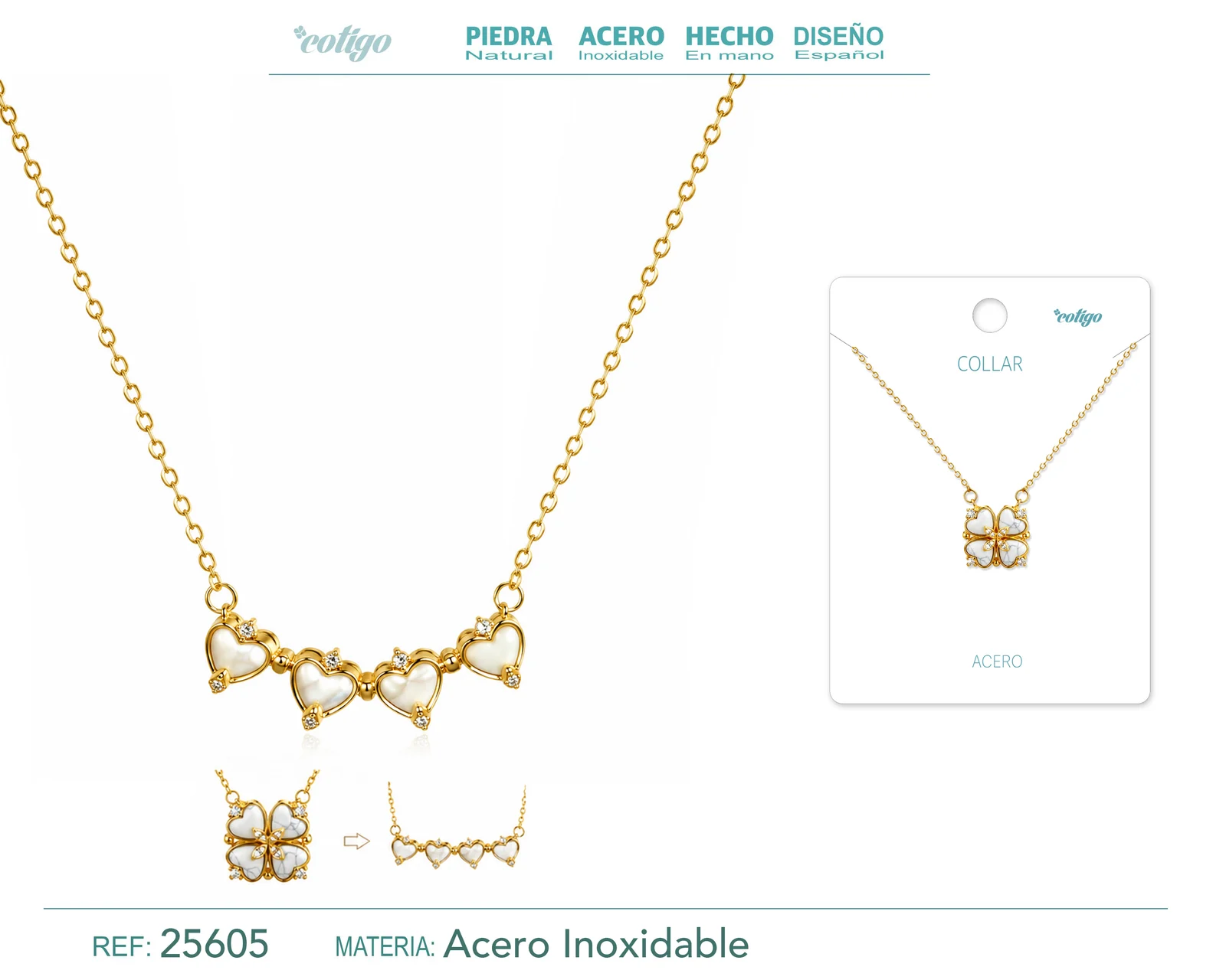 Collar Acero Inoxidable