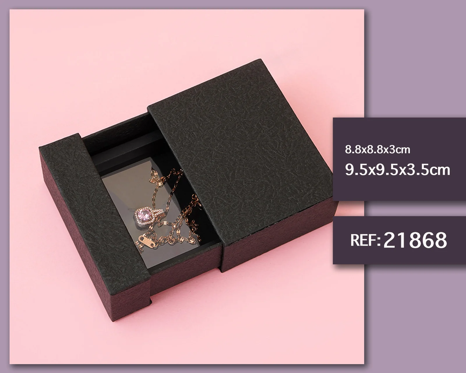 CAJA DE REGALO  9.5X9.5X3.5CM