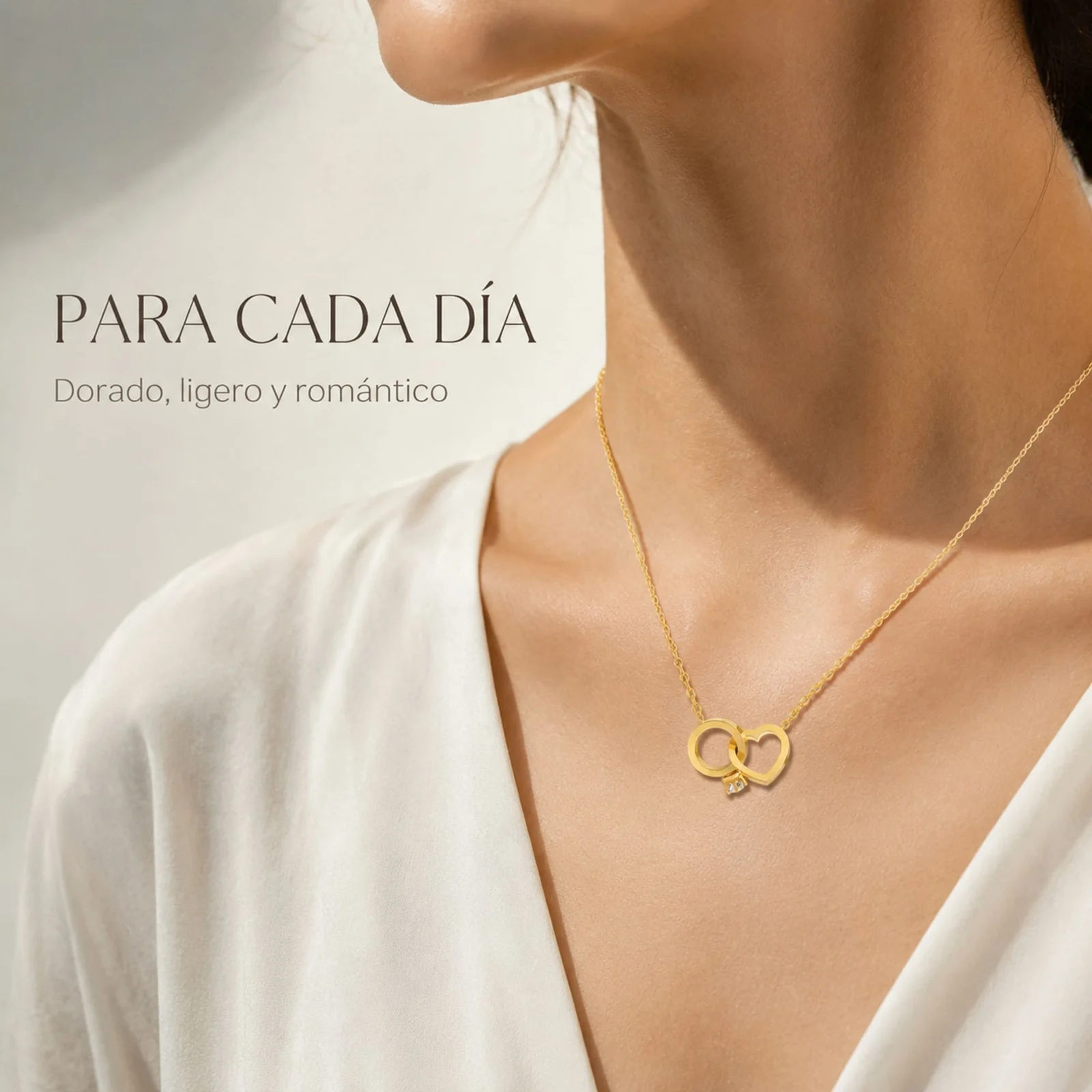 COLLAR ACERO INOXIDABLE CON SOBRE