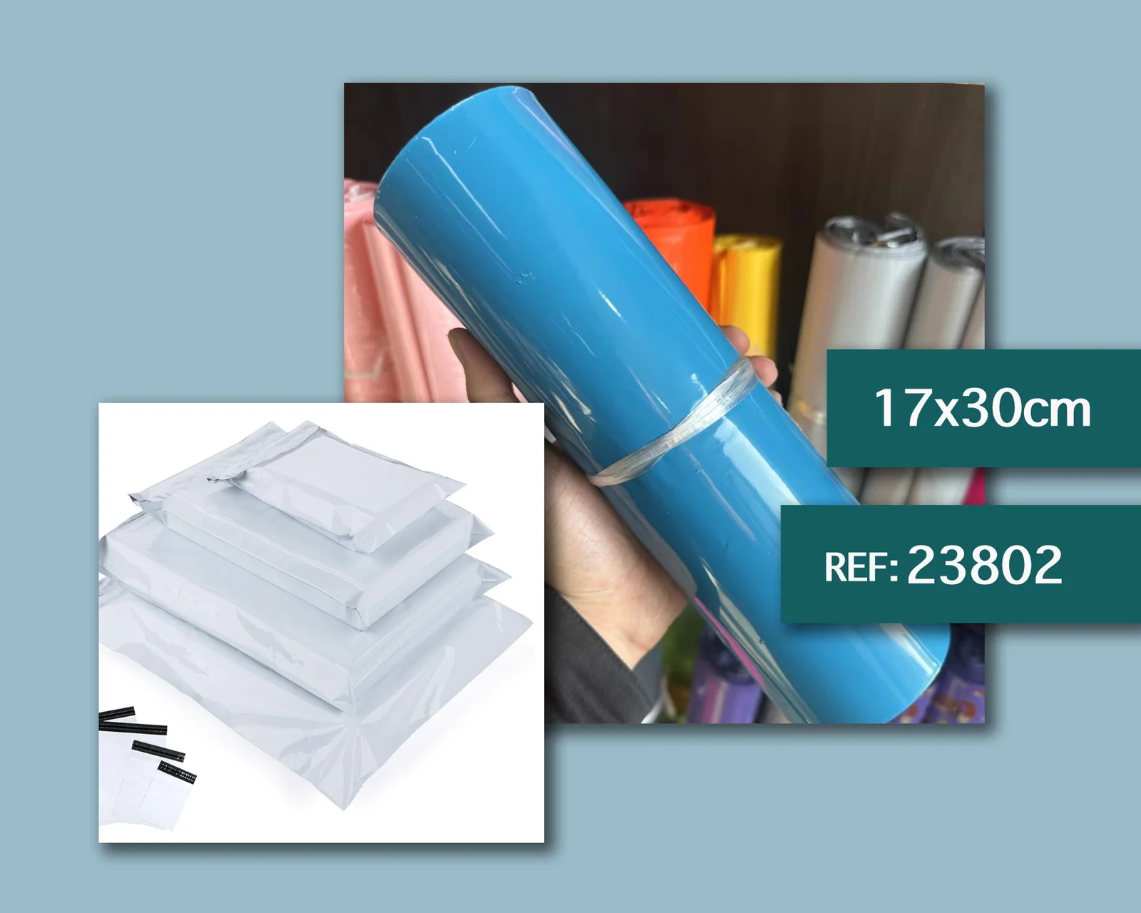 BOLSA PARA EMPAQUETE 100PCS-17*30CM