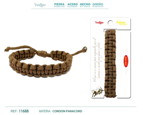 PULSERA PARACORD TRENZADO