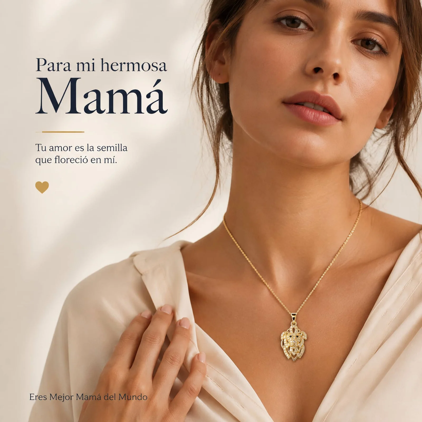 COLLAR ACERO CON CIRCONITA PARA REGALAR A  MAMÁ