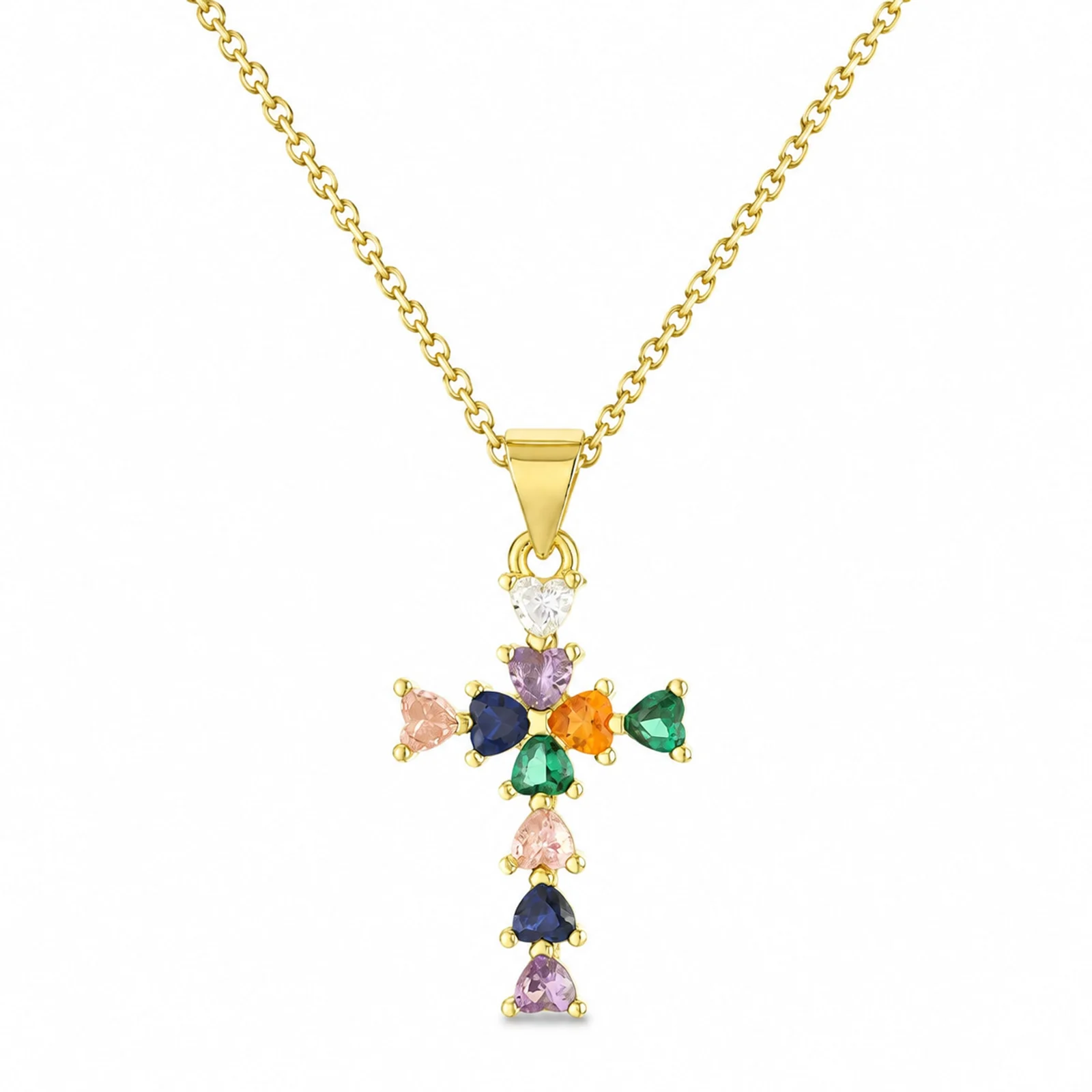 COLLAR ACERO CON CIRCONITA PARA REGALAR A  ABUELA