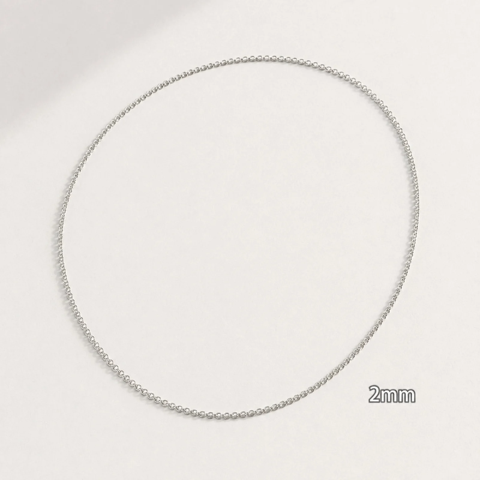 COLLAR DE CADENA ACERO PLATEADO