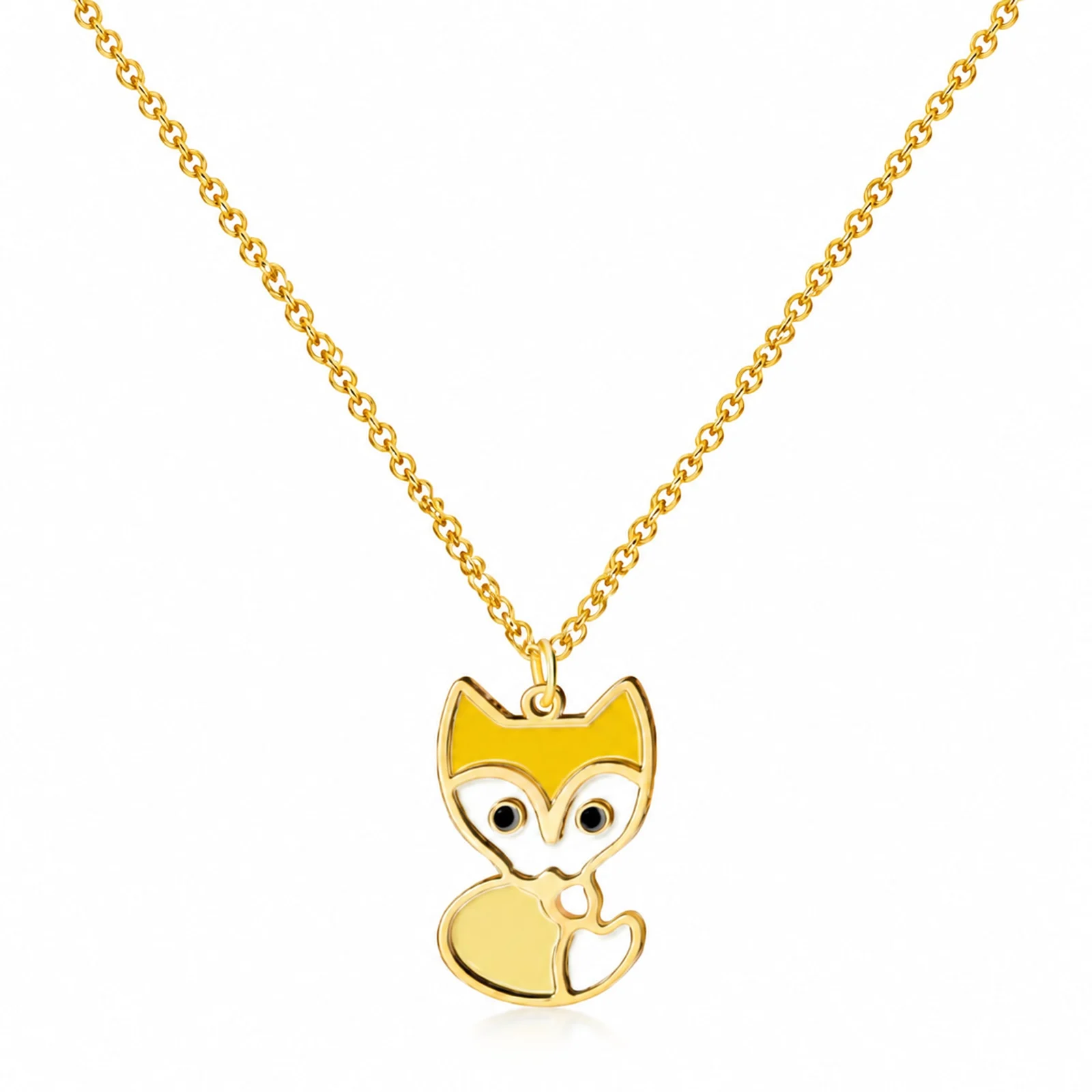 COLLAR NIÑA ACERO COLOR DORADO
