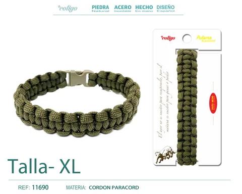 PULSERA PARACORD TRENZADO