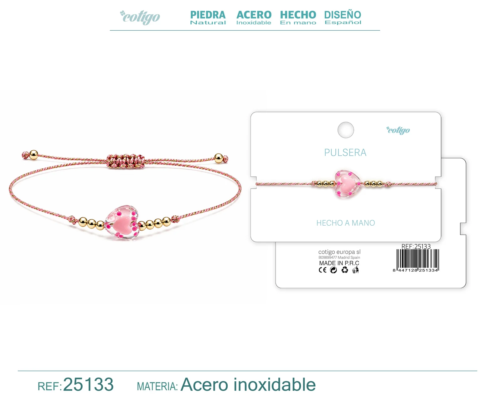 PULSERA HECHO A MANO