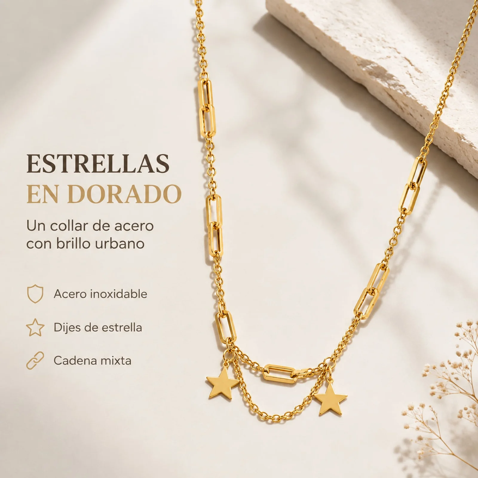 Collar Acero Inoxidable