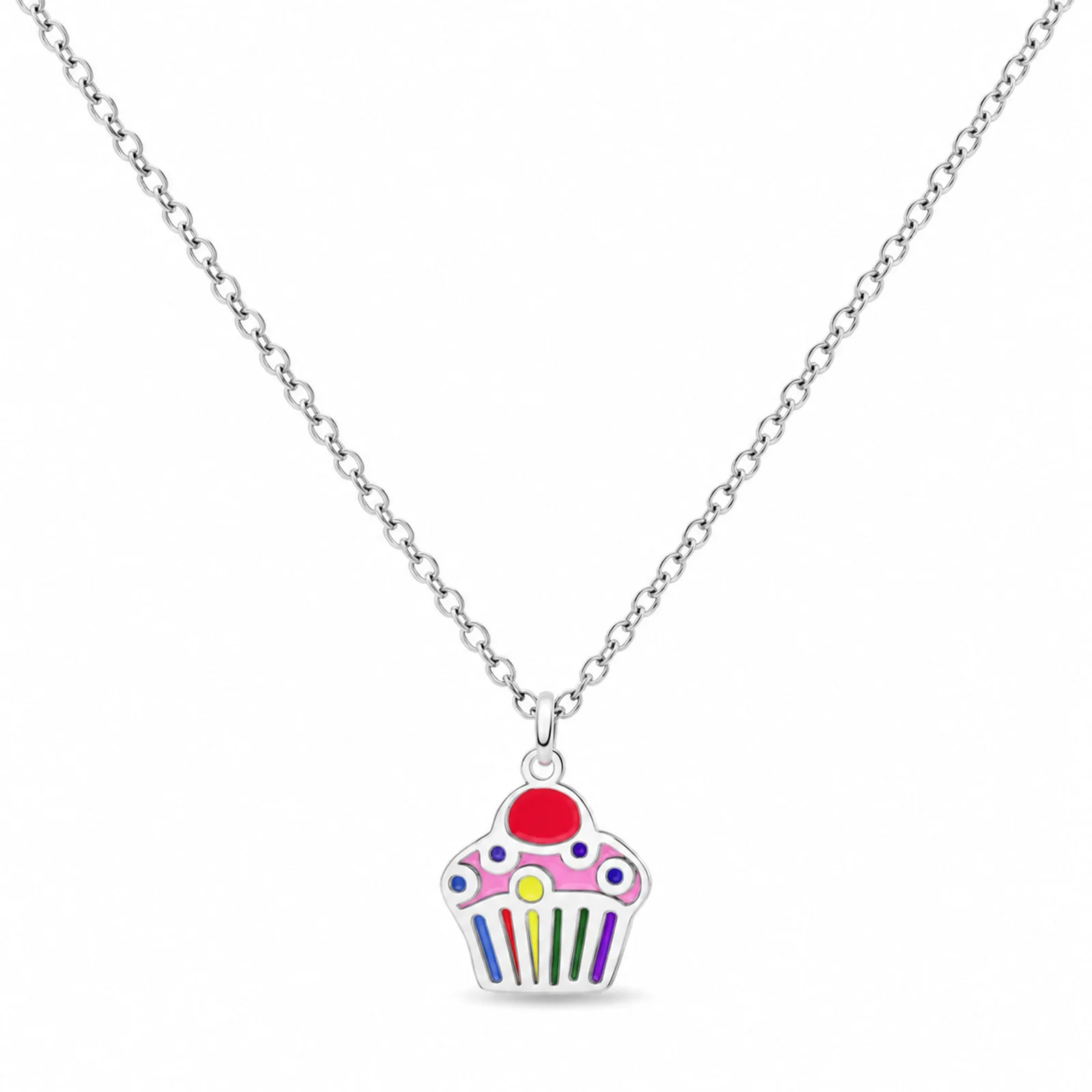 COLLAR NIÑA ACERO COLOR PLATEADO