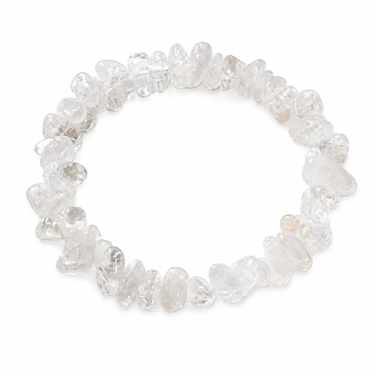 Pulsera Piedra natural Cuarzo Blanco