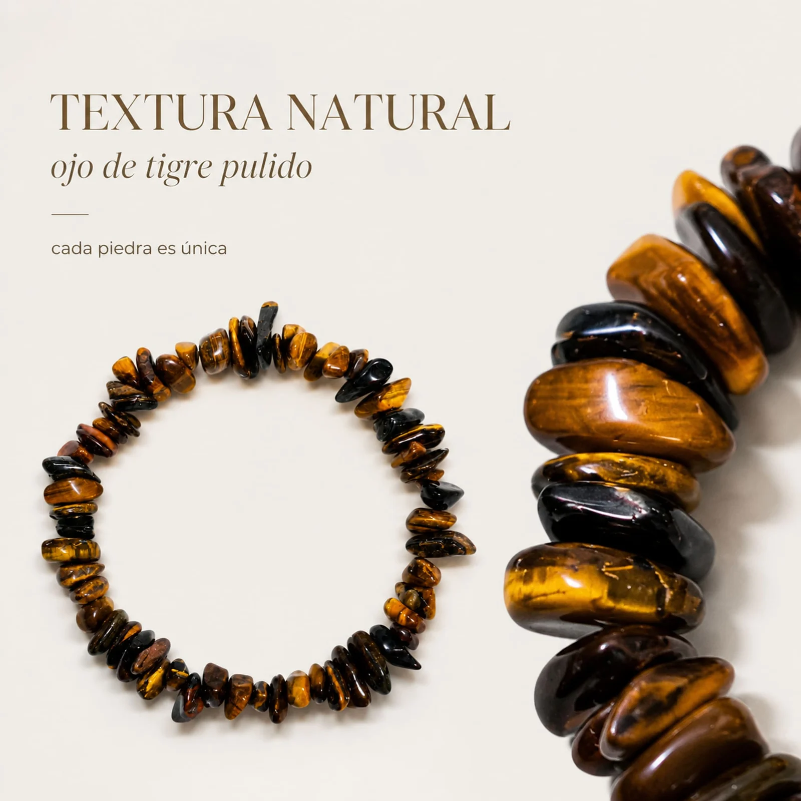Pulsera Piedra natural Ojo de Tigre