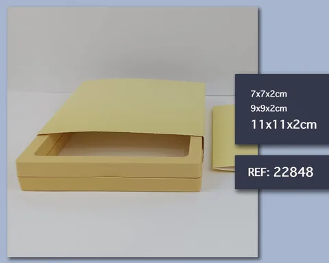 CAJA DE REGALO 11X11X2CM