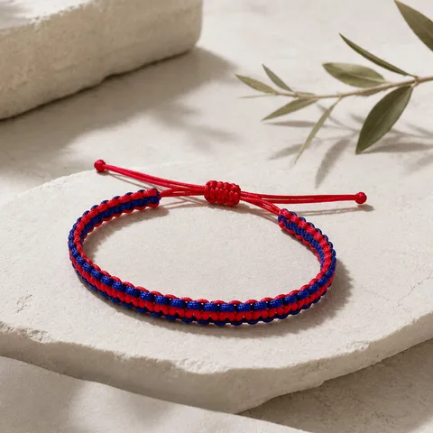 PULSERA BANDERA ESPAÑA AZUL