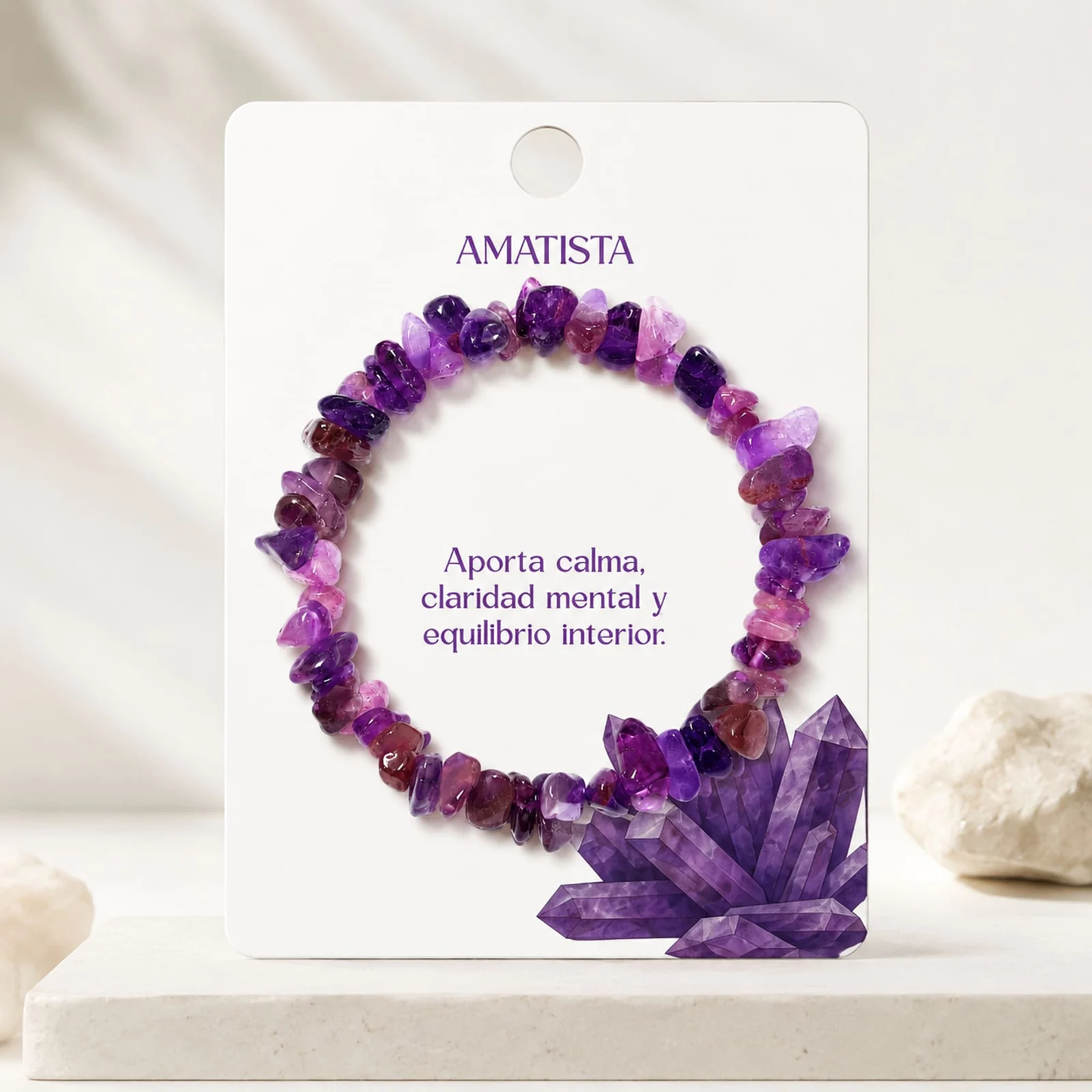 Pulsera Piedra natural Amatista