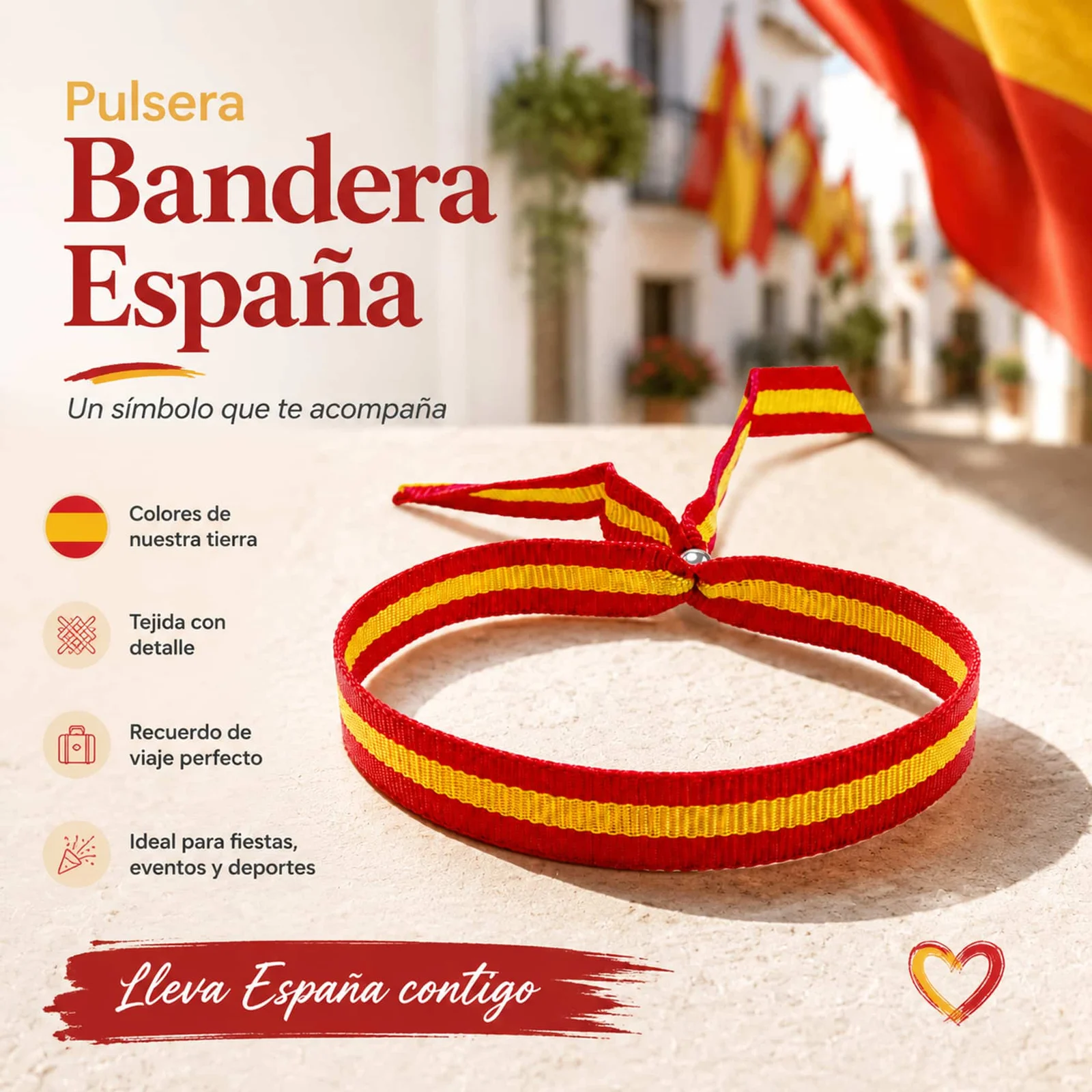 Pulsera Bandera España