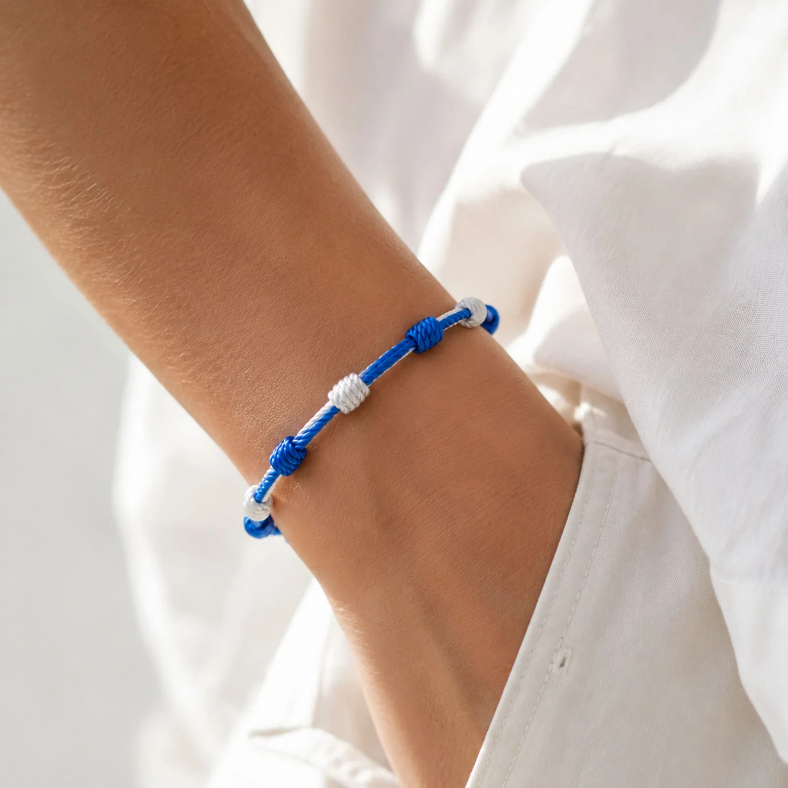 PULSERA 7 NUDOS DE BANDERA DE  ASTURIAS