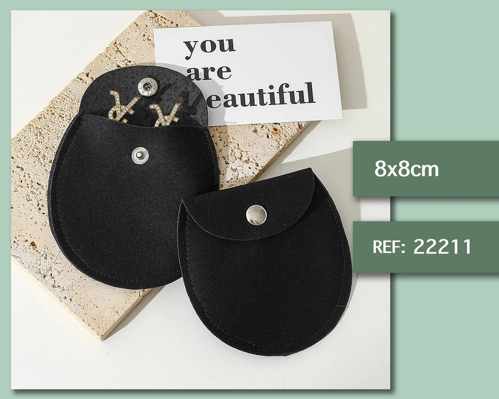 BOLSA DE REGALO DE TELA 8X8CM
