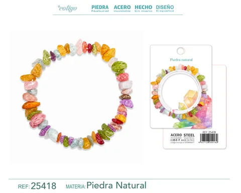 Pulsera Piedra natural Multipiedra