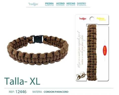 PULSERA PARACORD TRENZADO TALLA PEQUENA