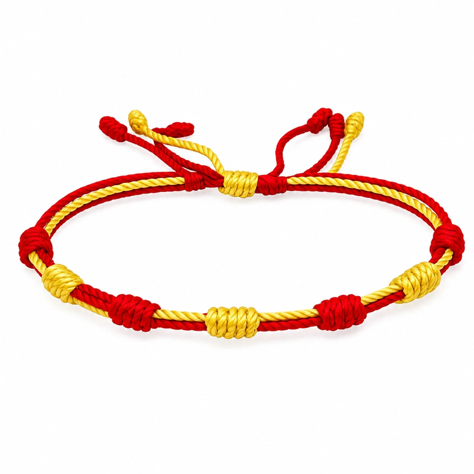 PULSERA 7 NUDOS DE BANDERA DE  ESPAÑA