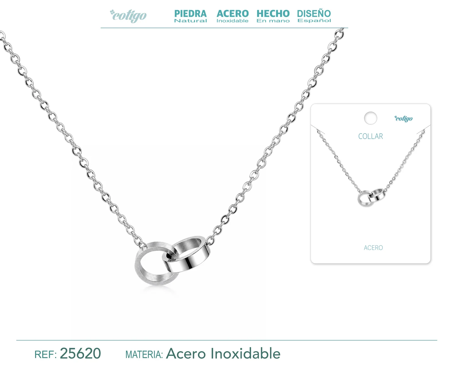 Collar Acero Inoxidable