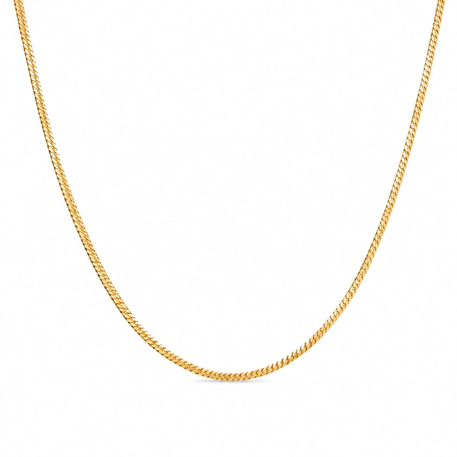 COLLAR DE CADENA ACERO DORADO