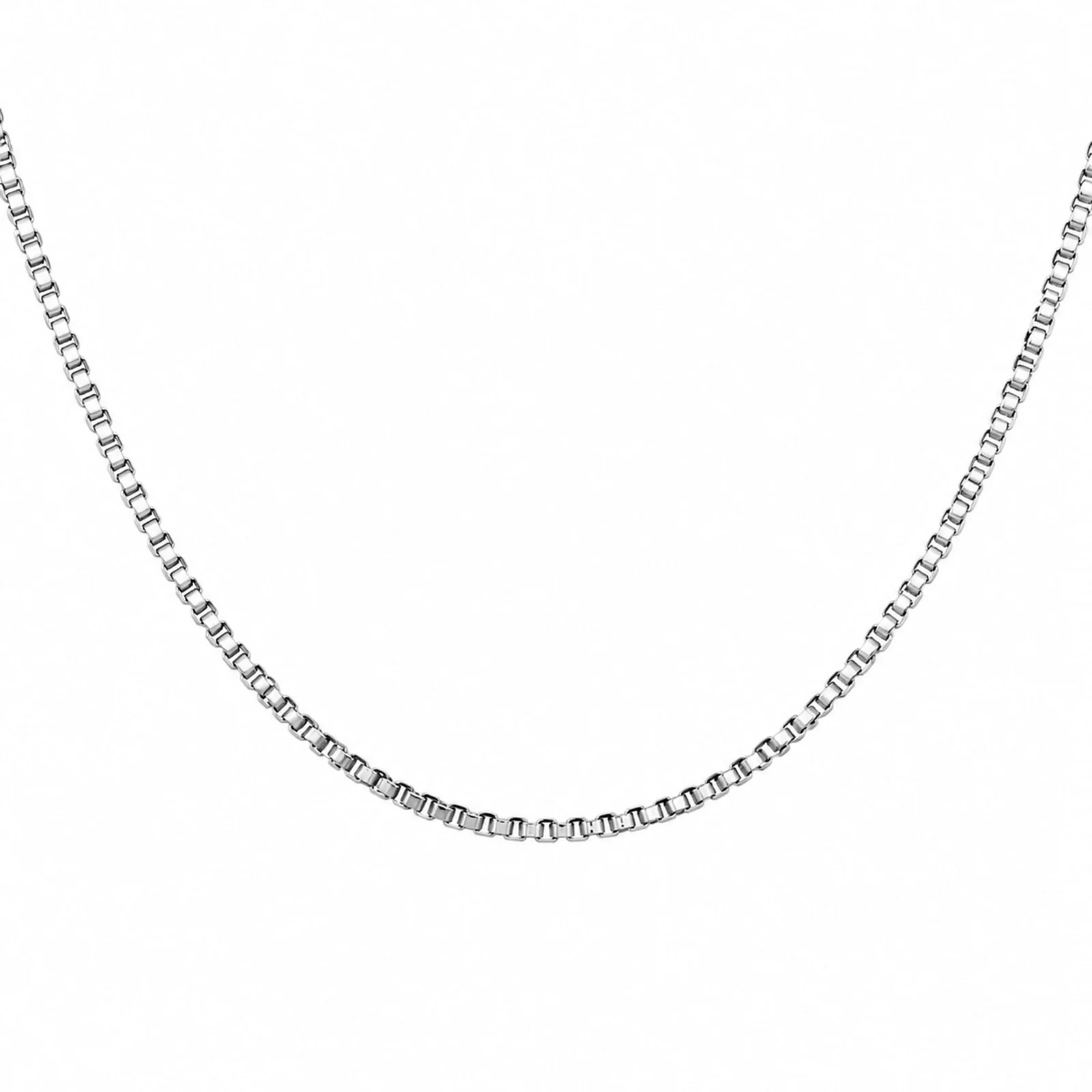 COLLAR DE CADENA ACERO PLATEADO