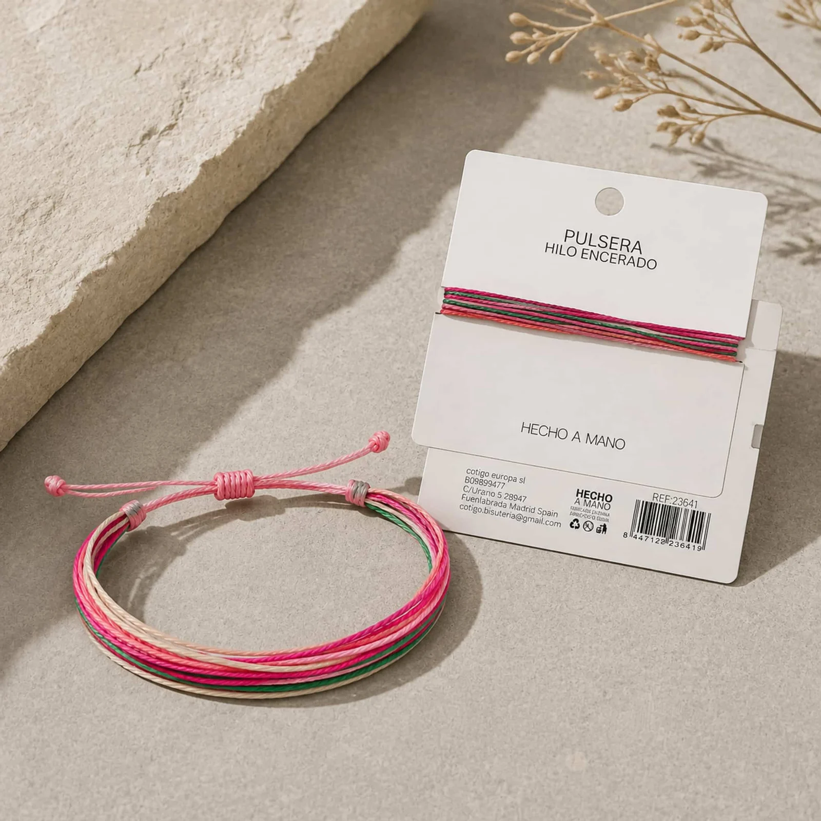 PULSERA HILO ENCERADO