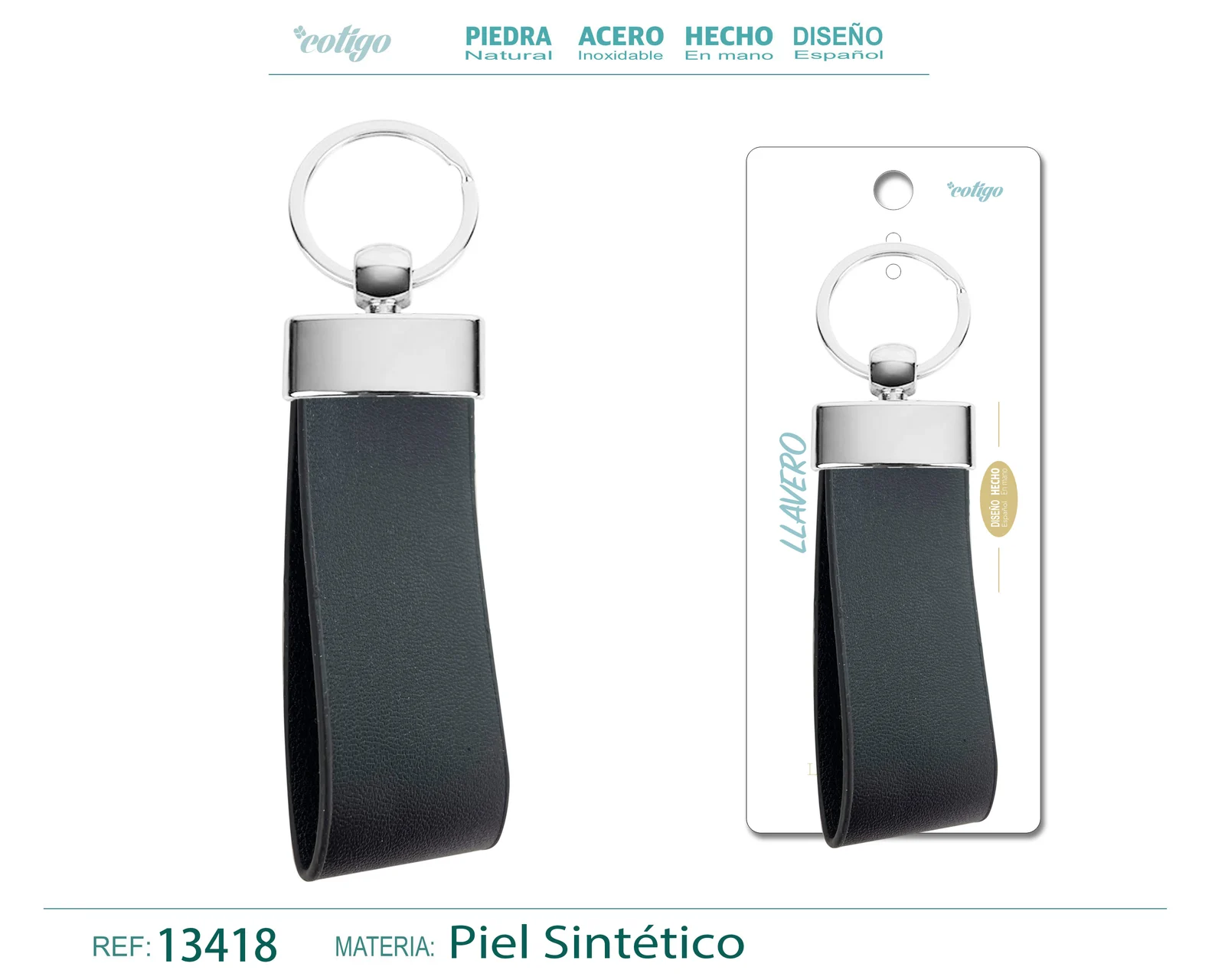 LLAVERO CUERO SINTÉTICO