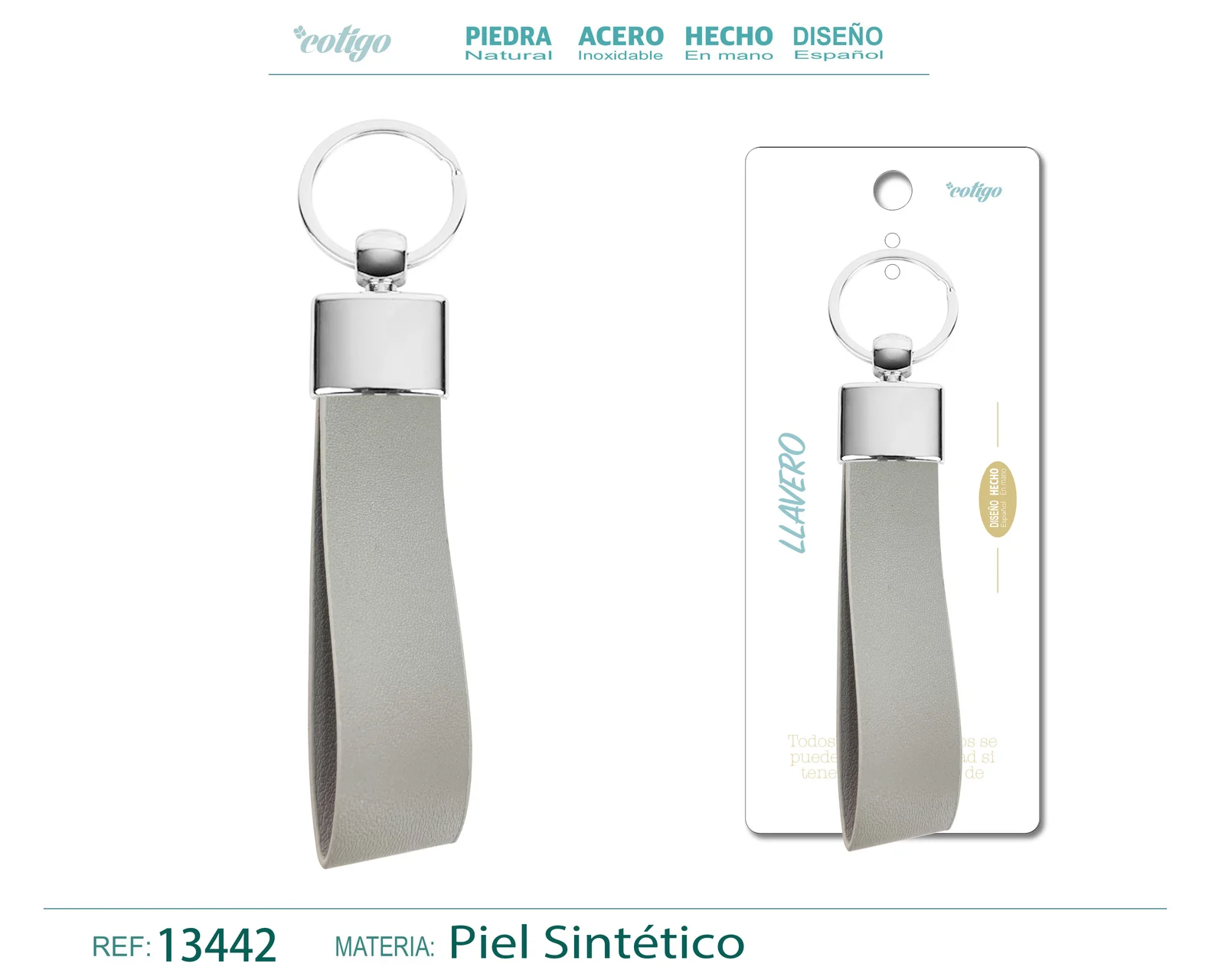 LLAVERO CUERO SINTÉTICO