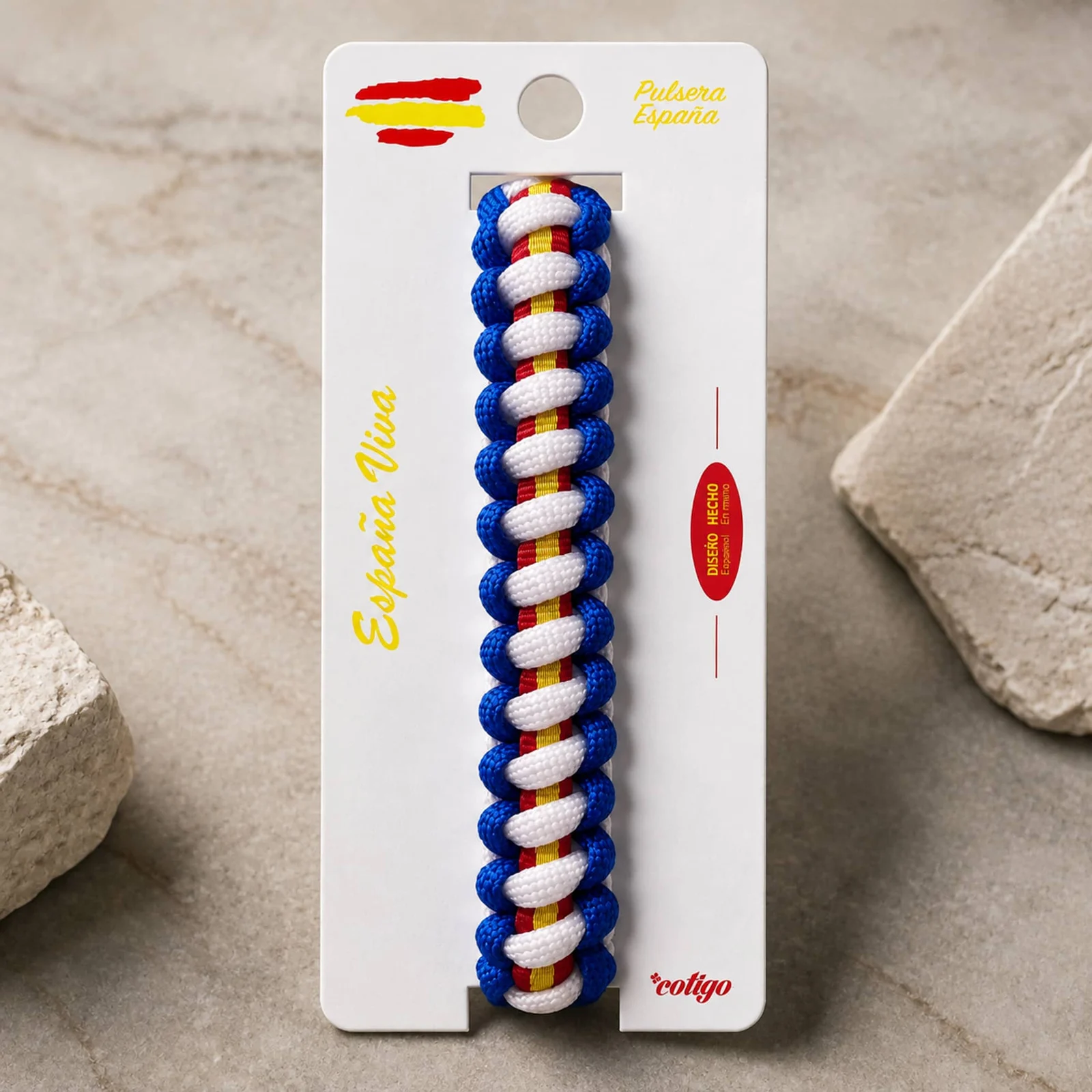 PULSERA PARACORD BANDERA ESPAÑOL