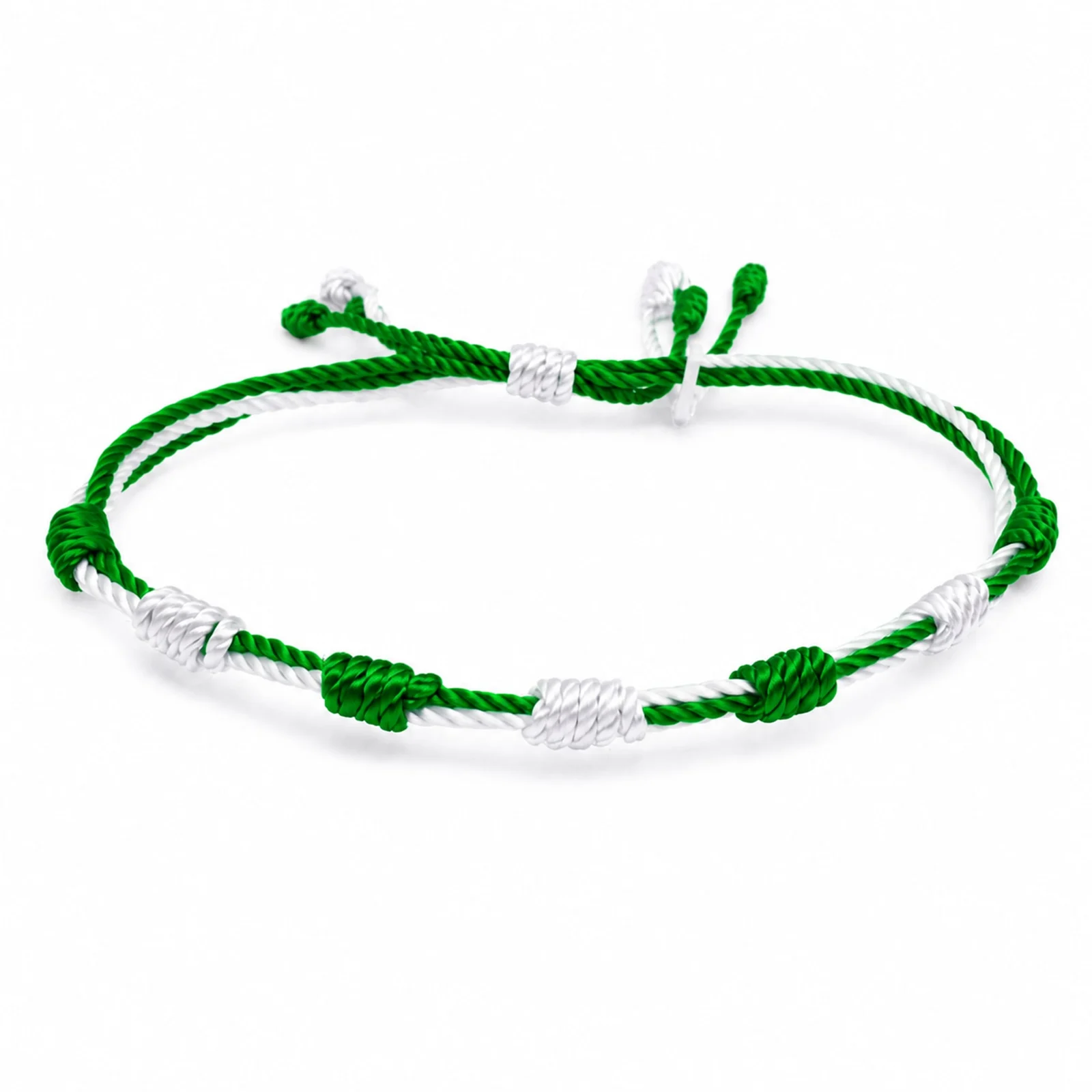 PULSERA 7 NUDOS DE BANDERA DE  ANDALUCÍA