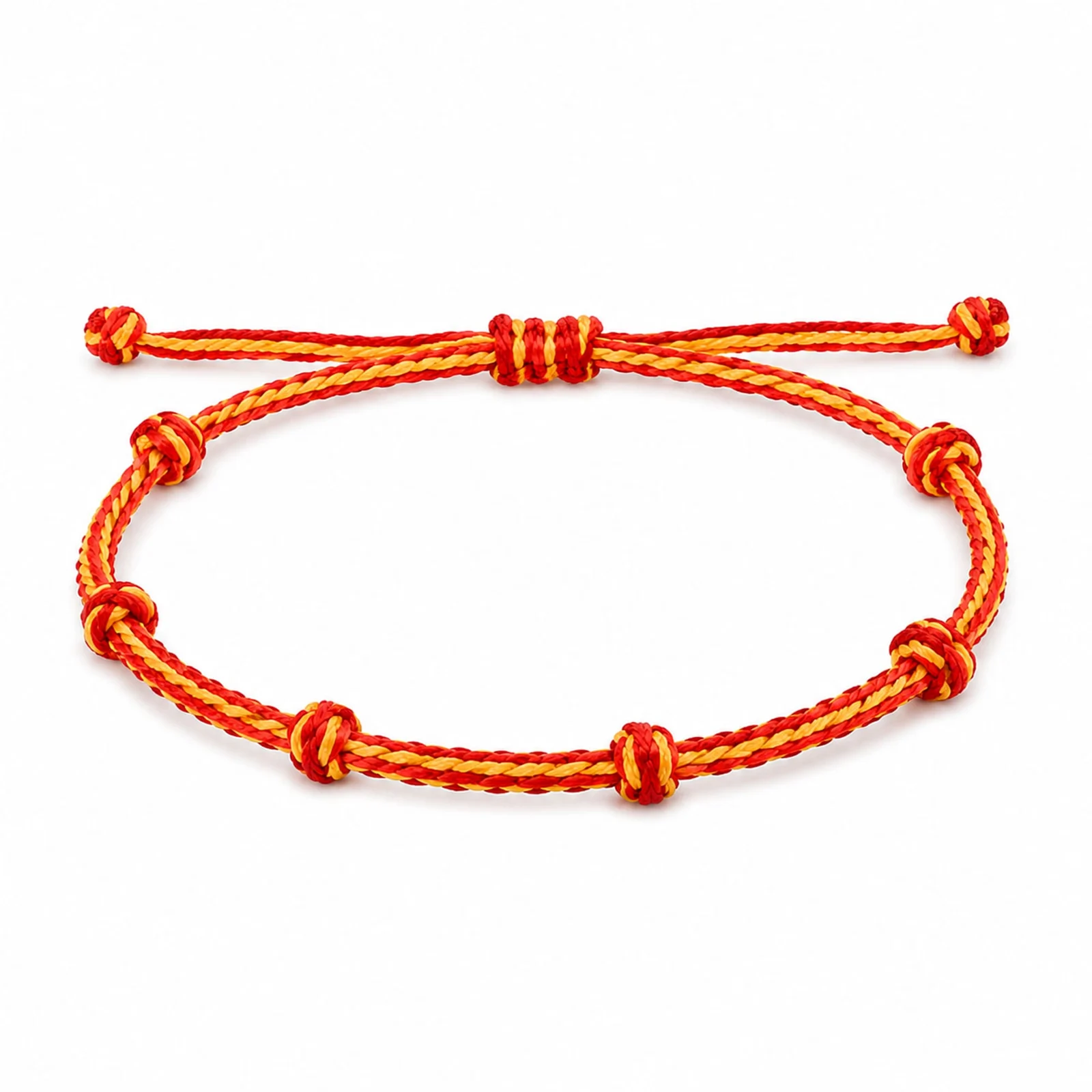 PULSERA 7 NUDOS DE BANDERA DE  ESPAÑA