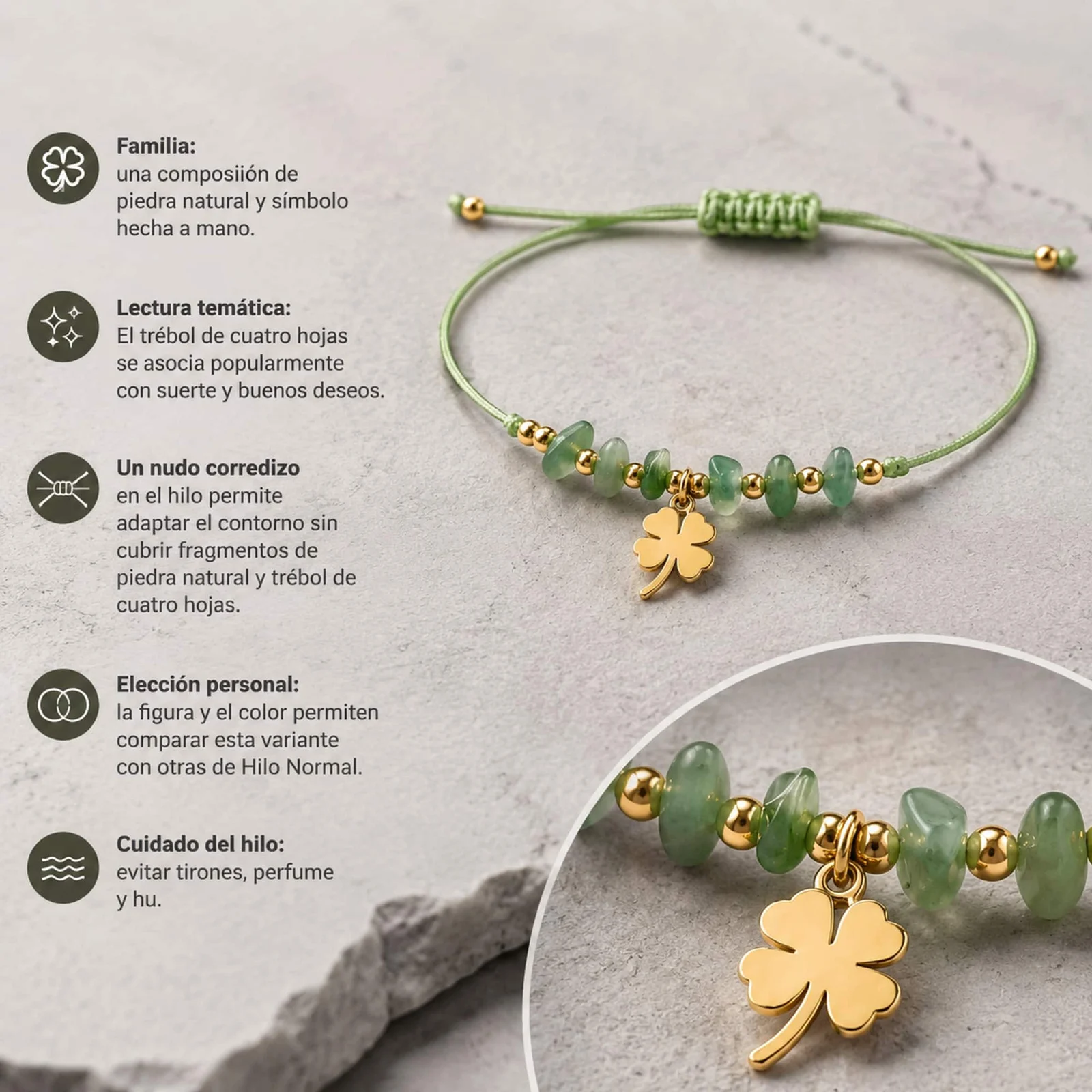 PULSERA HECHO A MANO