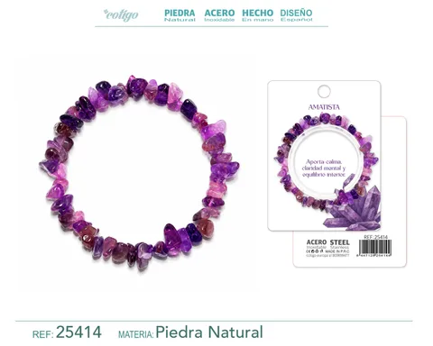 Pulsera Piedra natural Amatista