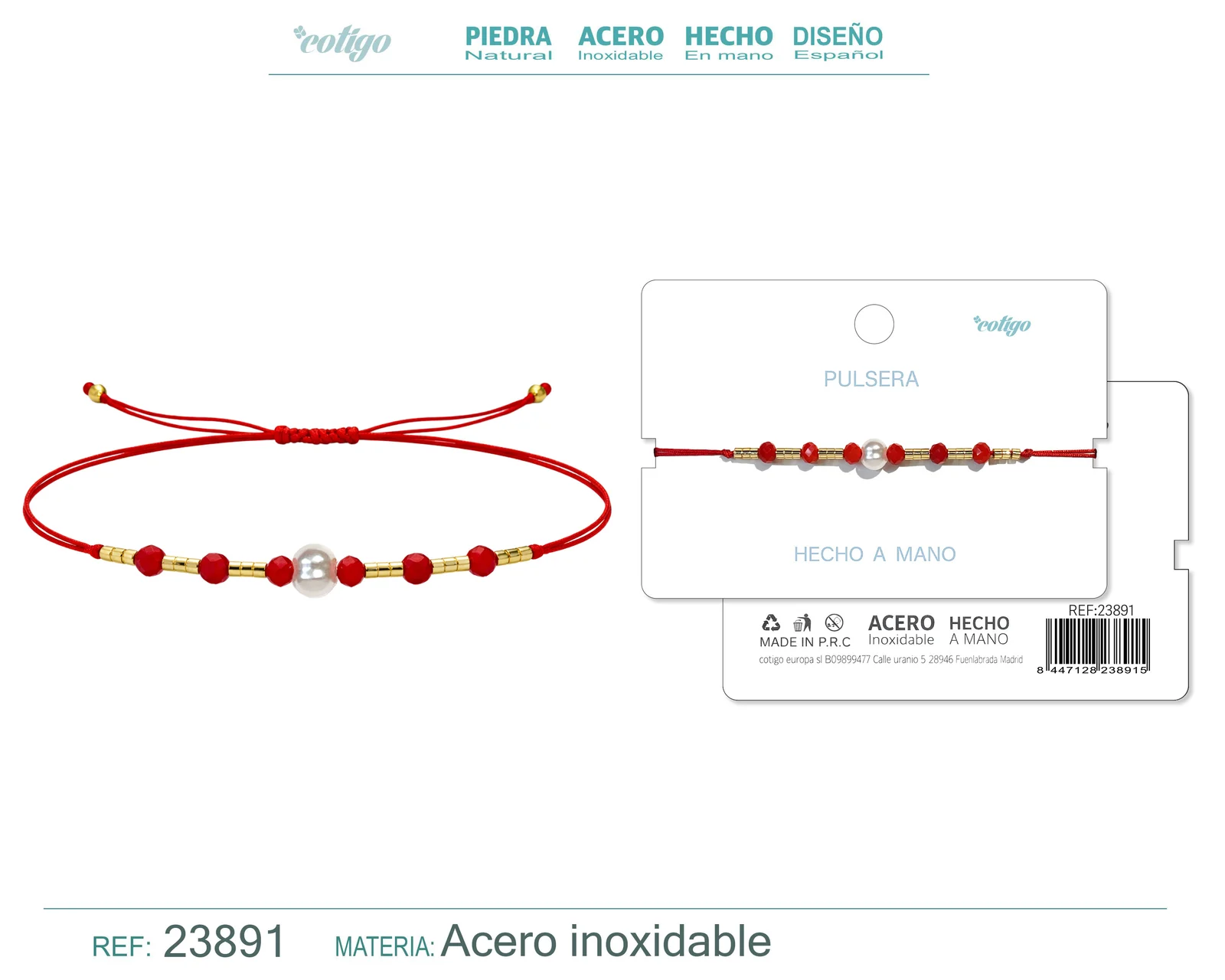 PULSERA HILO HECHO A MANO