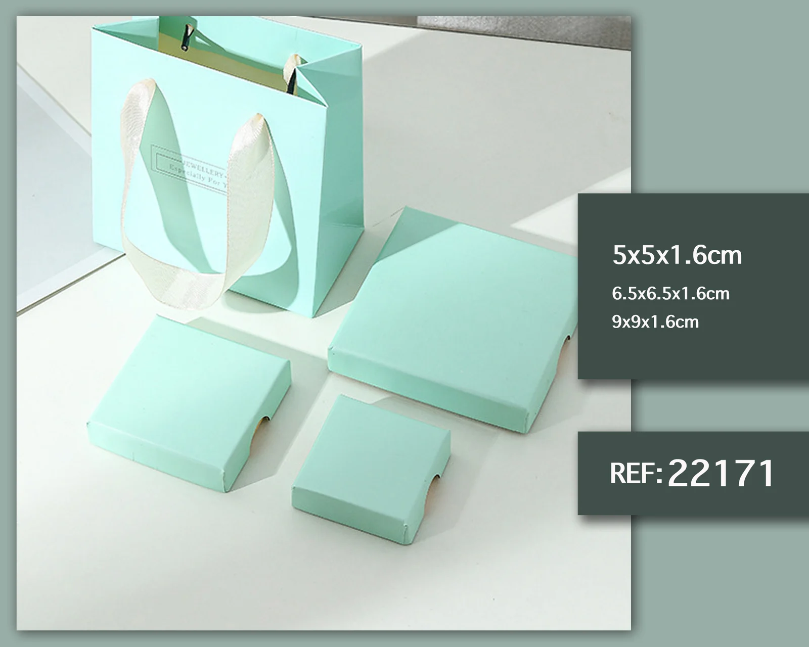 CAJA DE REGALO 5X5X1.6CM