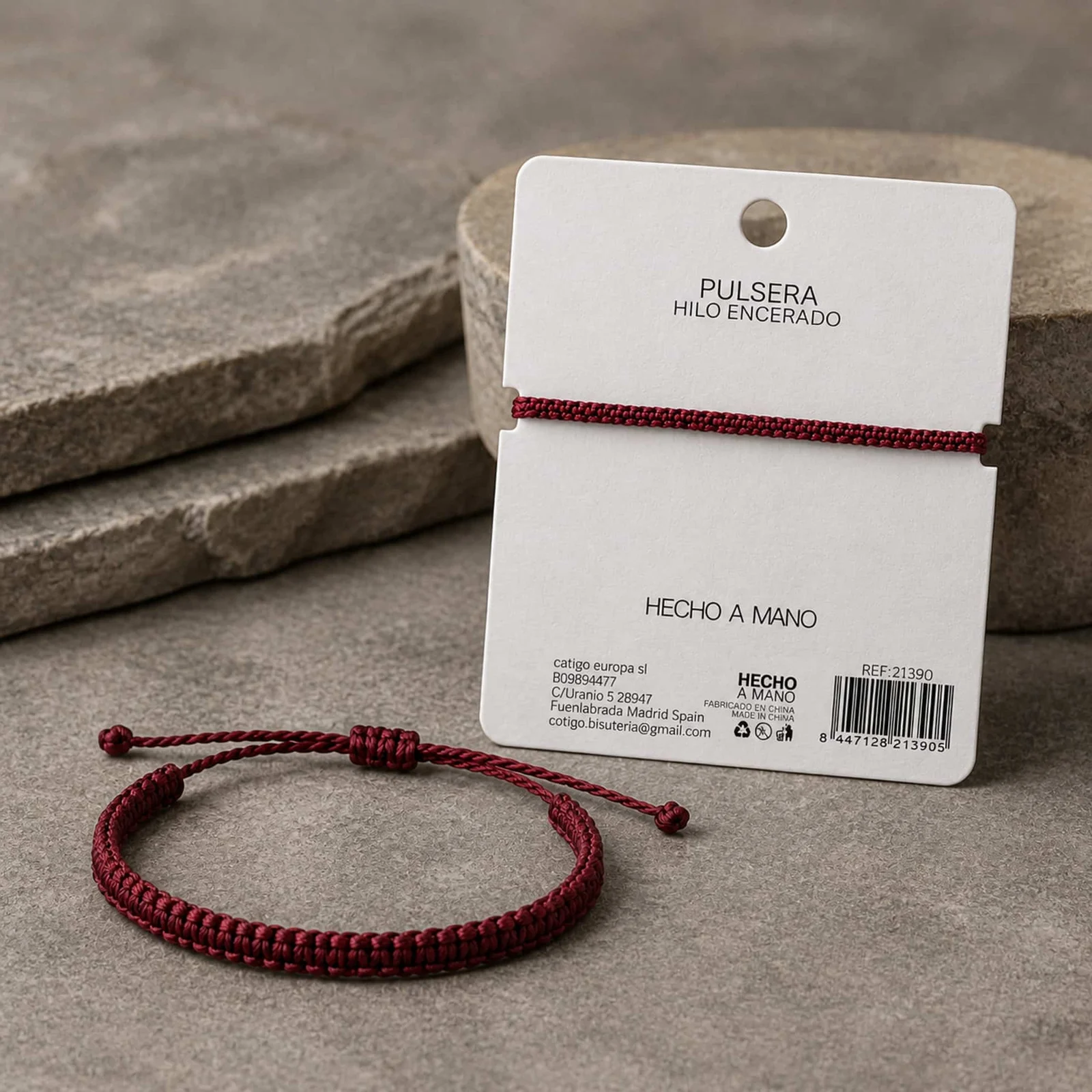 PULSERA HILO ENCERADO