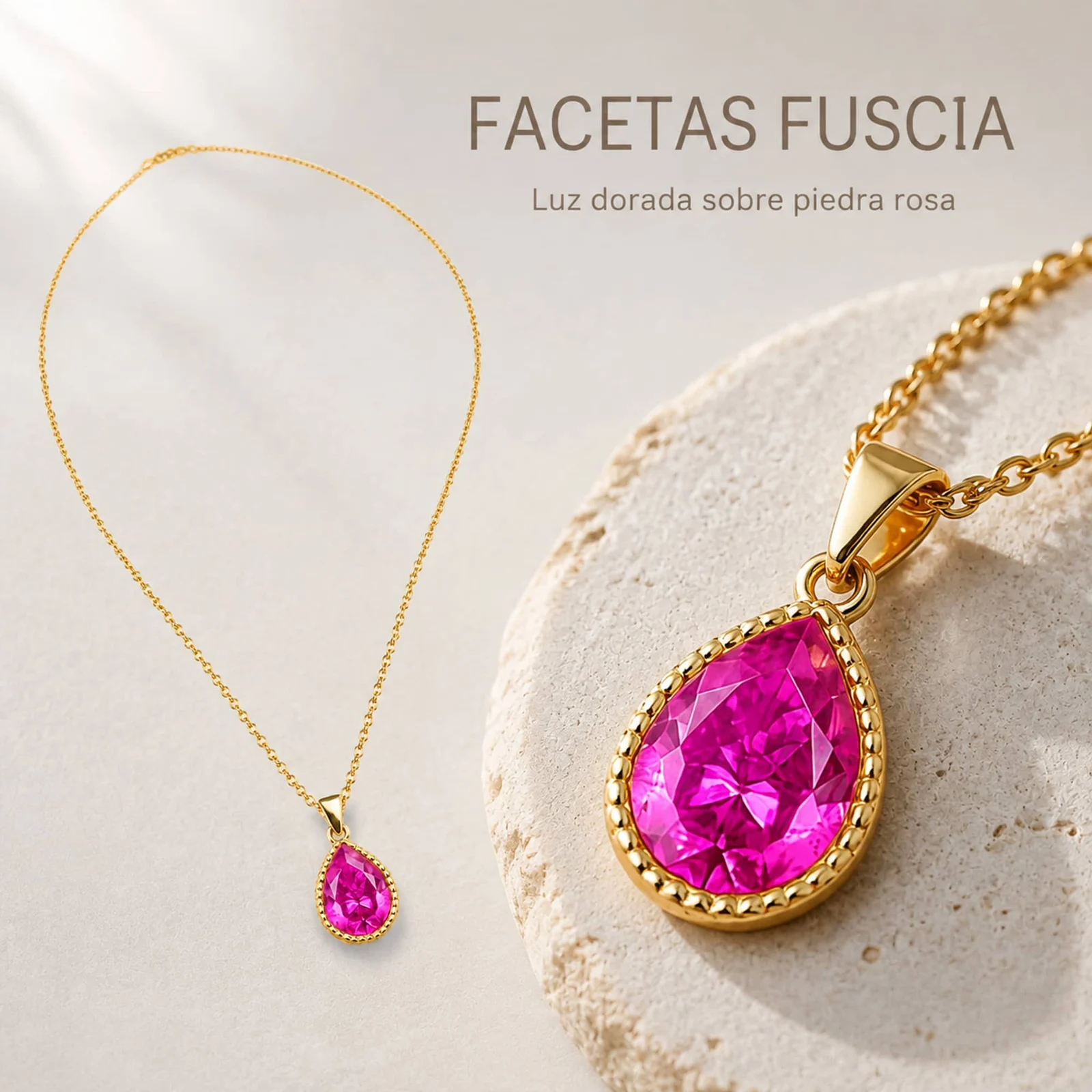 24751- COLGANTE CHAPADO ORO 14K CON CIRCONITA
