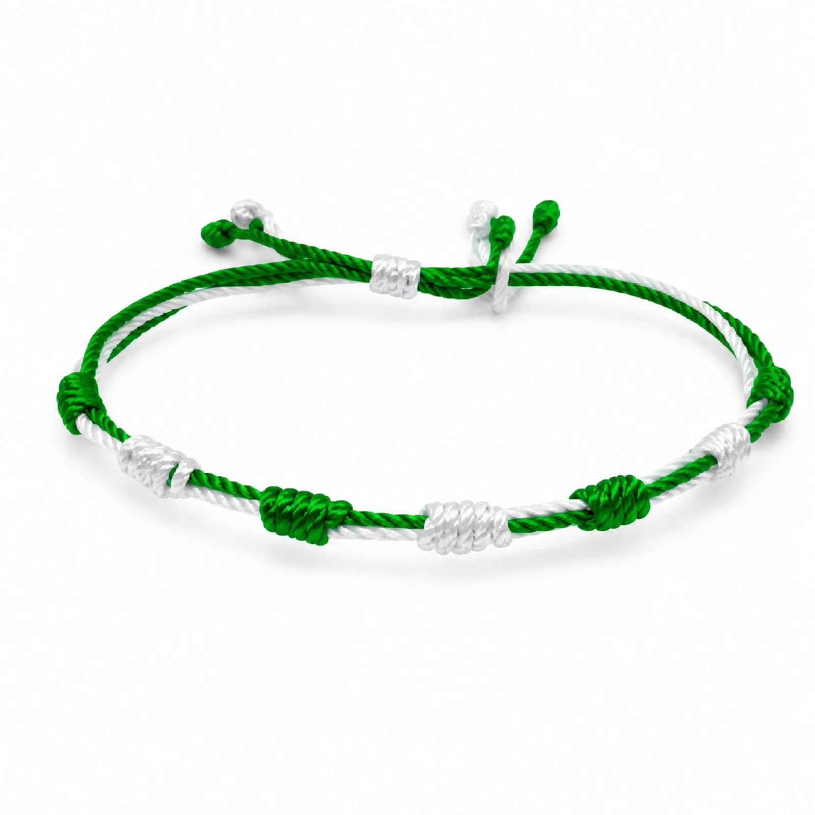 PULSERA 7 NUDOS DE BANDERA DE  ANDALUCÍA