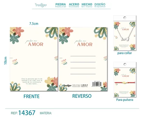 TARJETA FELICITACIÓN PARA AMOR