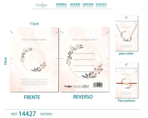 TARJETA FELICITACIÓN PARA CUMPLEAÑO