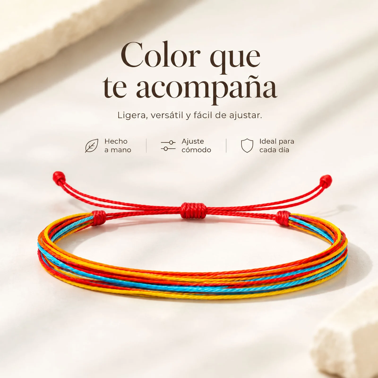 PULSERA HILO ENCERADO