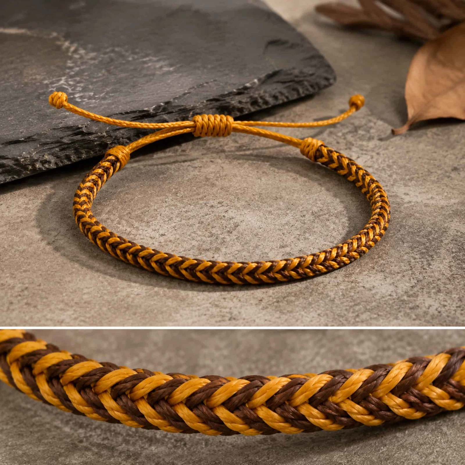 PULSERA HILO ENCERADO