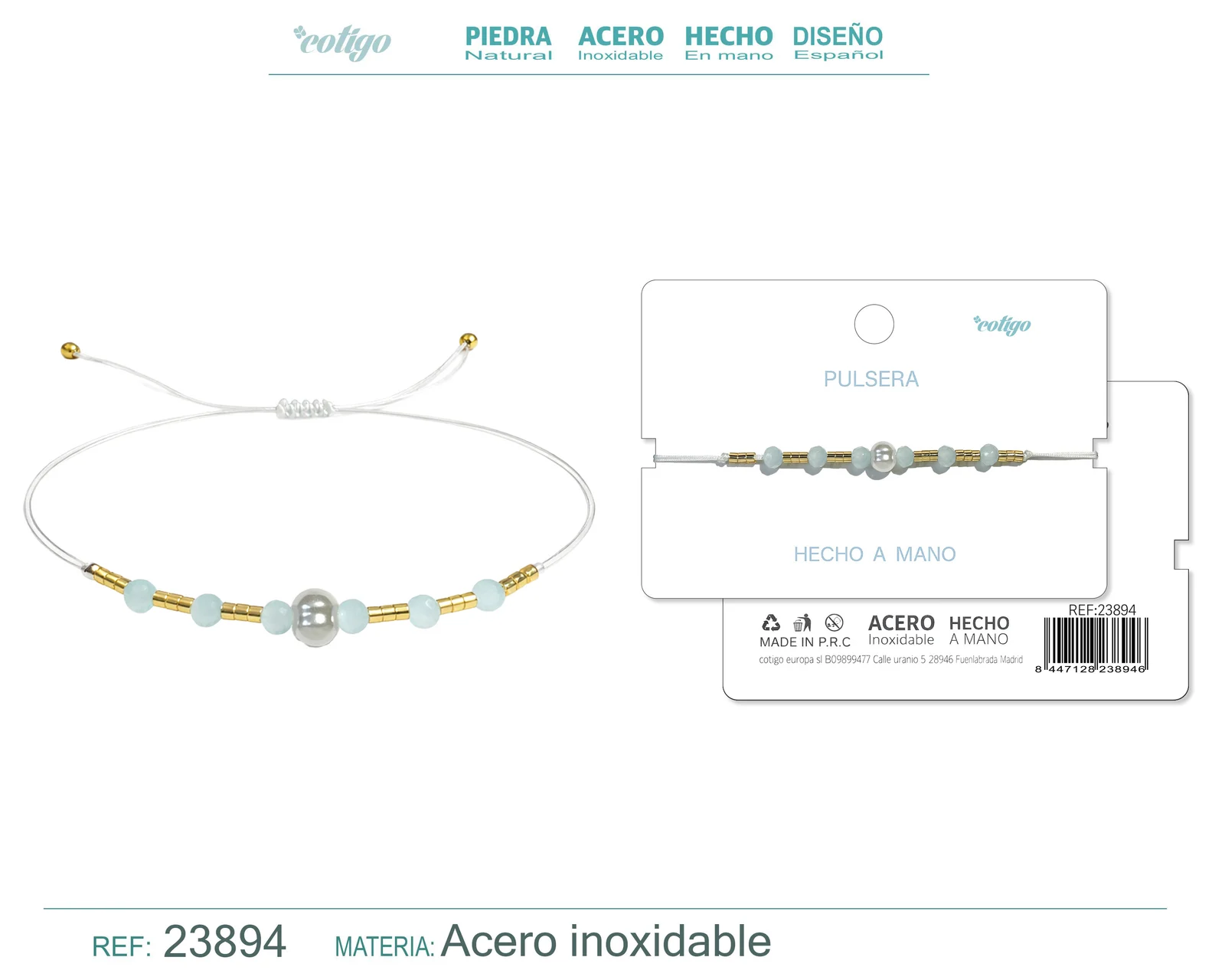 PULSERA HILO HECHO A MANO
