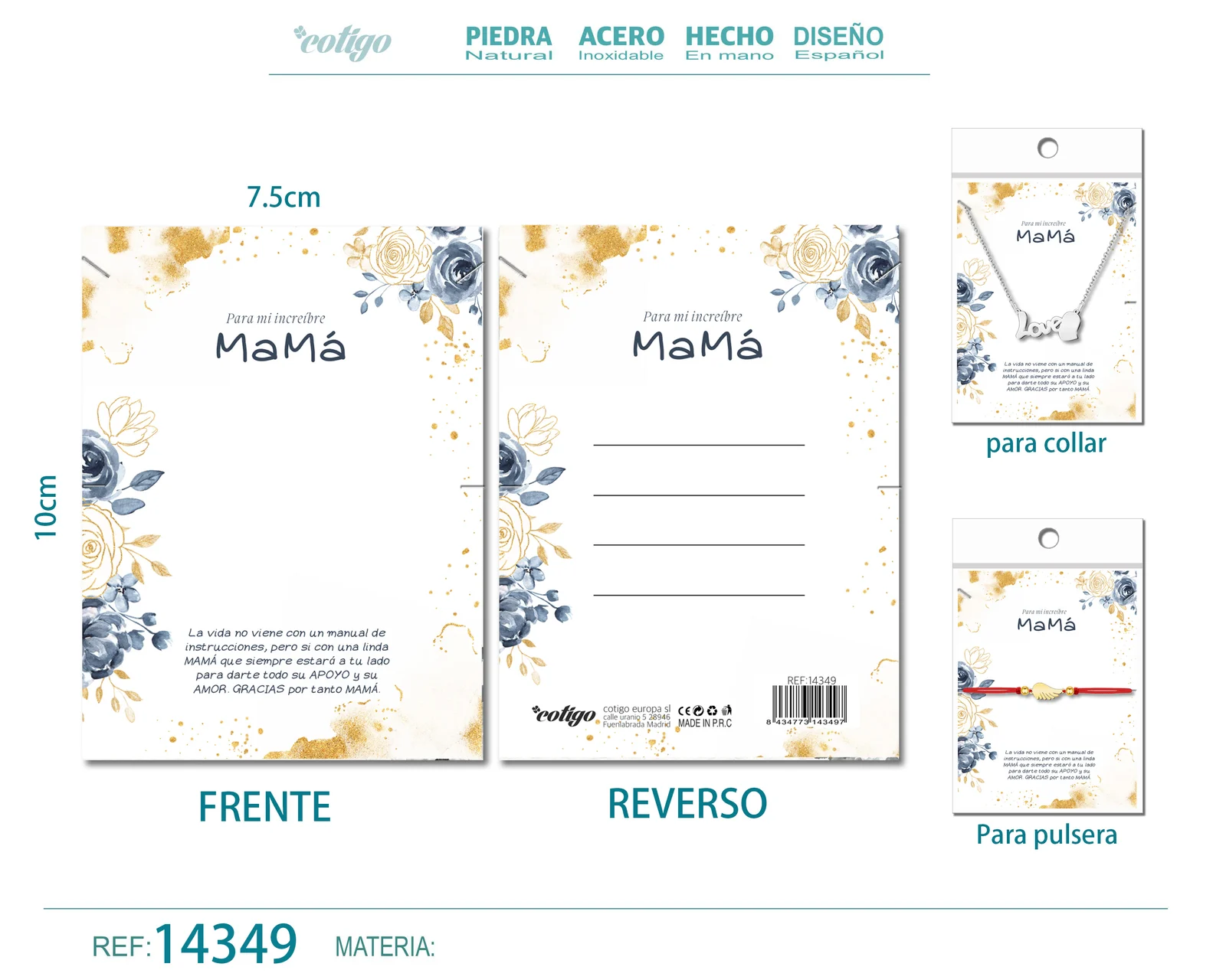 TARJETA FELICITACIÓN PARA MAMÁ